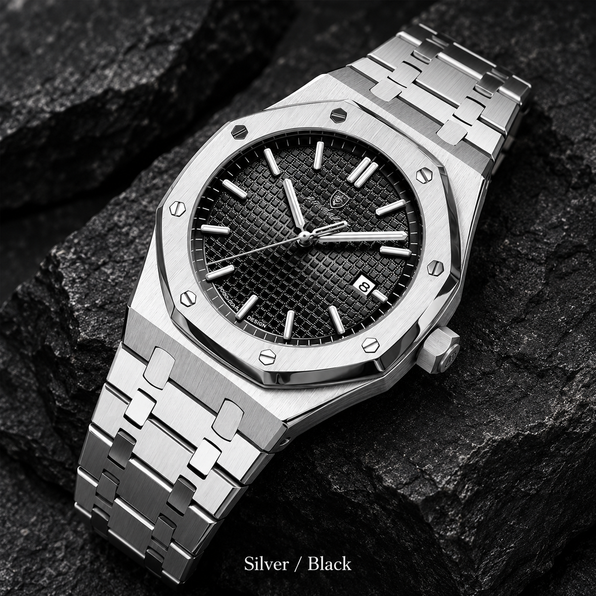 Silver / Black